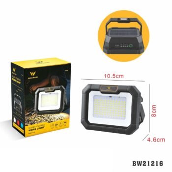 BW21216  Luminaria de Trabalho Led  “Multifuncional” Recarregável