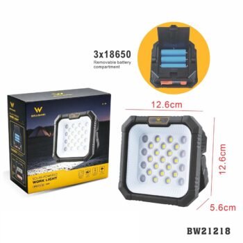 BW21218  Luminaria de Trabalho Led  “Multifuncional” Recarregável