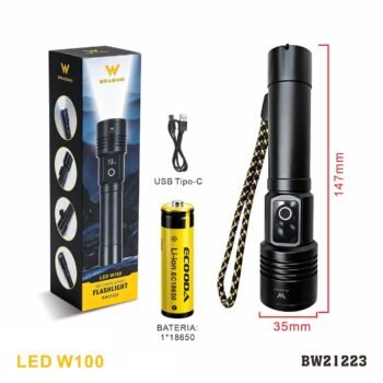 BW21223  Lanterna recarregavel