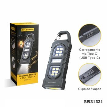BW21231  Chaveiro com "Luz de Led”