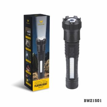 BW21501  Lanterna de plástico recarregável  de tamanho pequeno