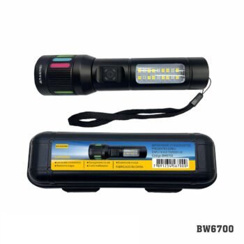 BW6700  Lanterna Recarregável c/  “Led Lateral”