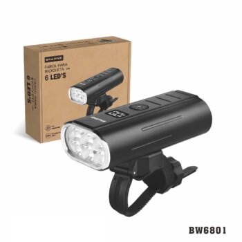 BW6801  Farol Recarregável p/  bicicleta "6 led´s XTE”