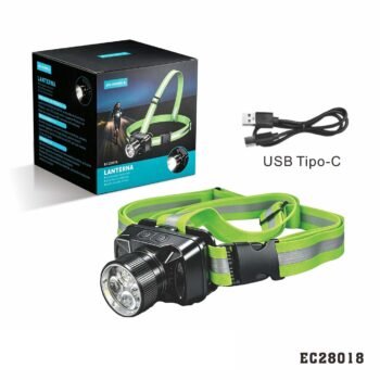 EC28018  Luz de Corrida Recarregável  a Laser Branco