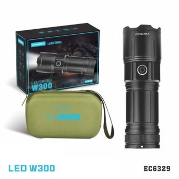 EC6329  LANTERNA “LASER”  (LED W300)   BATERIA  3X18650