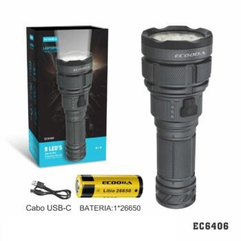 EC6406  LANTERNA “TRI-COLOR’S” 9 LED’S