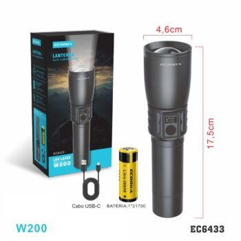 EC6433  Lanterna Recarregável “Led 10W”
