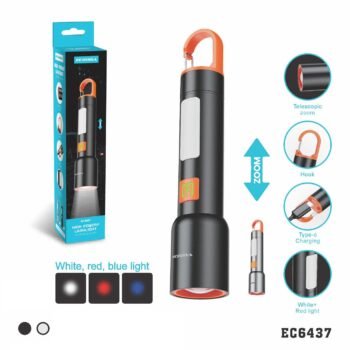 EC6437  Lanterna “Pesca & Camping” LED 10 W (c/ led sinalizador)