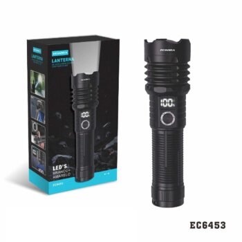 EC6453  Lanterna “DUPLO LED”  Branco e Amarelo 3.000LM
