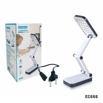 EC666  Luminária de mesa recarregável