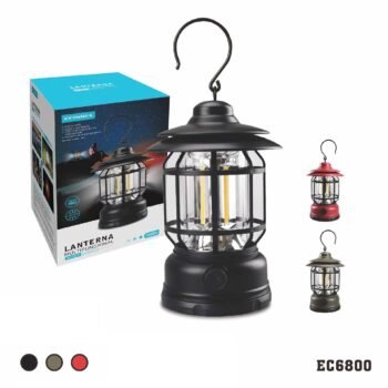 EC6800  LUMINÁRIA “LAMPIÃO”  (RECARREGÁVEL)  COM LED COB